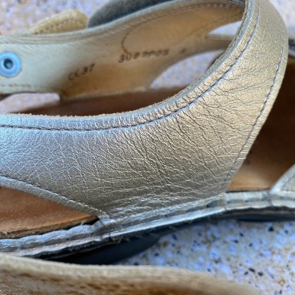 FINN COMFORT Strap Sandals Sling Back Leather Comfort Size 37 - Picture 3 of 16